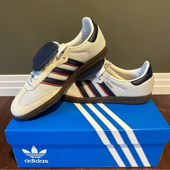 Adidas Originals SAMBA LT in CRYWHT/DARKBLUE/GUM5 size M7/W8 - Picture 7 of 7